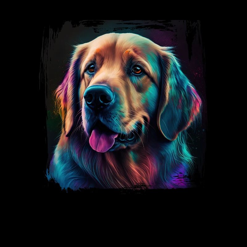 Hunde Spruch Golden Retriever Design