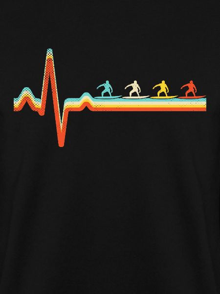 Surfen Retro Herzschlag