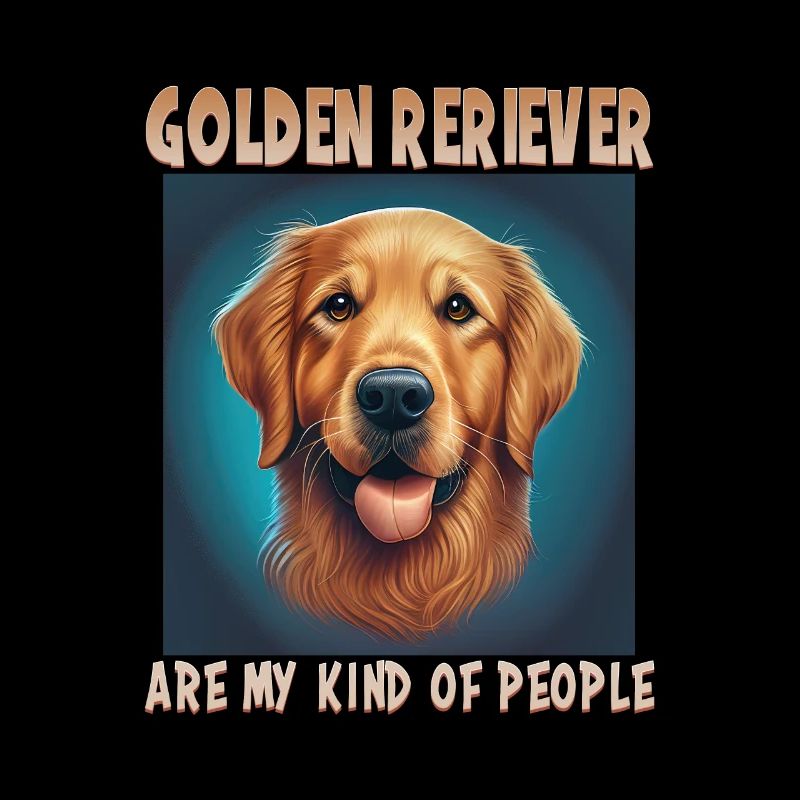 Hunde Spruch Golden Retriever Design