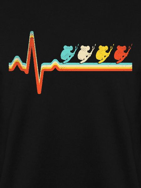 Koala Retro Herzschlag