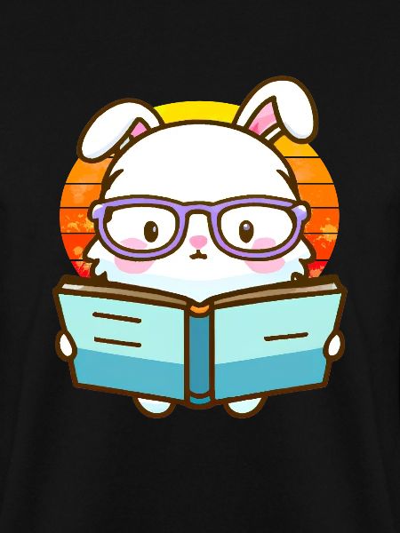 Bücherwurm-Hase