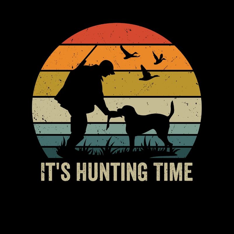 Temps de chasse Rétro Nature Tir Chasse à la faune