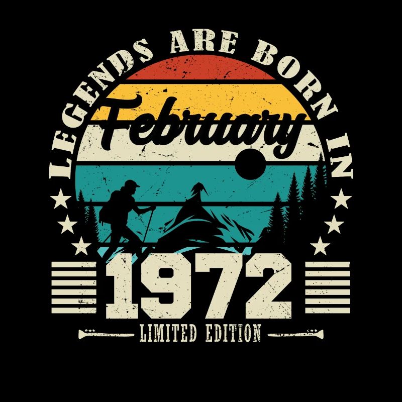 février 1972. Cadeau d'anniversaire février 1972.
