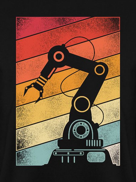 Robot Robotics Engineer Retro