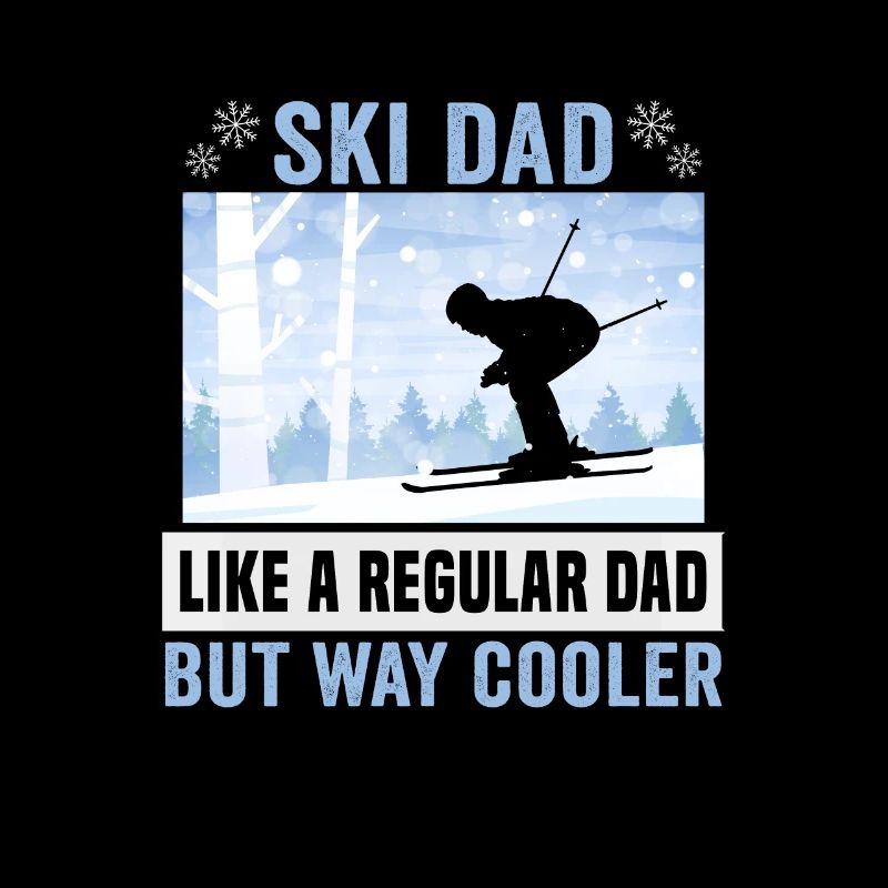 Ski papa comme un papa ordinaire mais beaucoup plus cool Ski