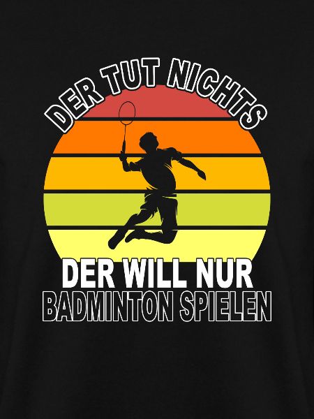 Badminton Spruch