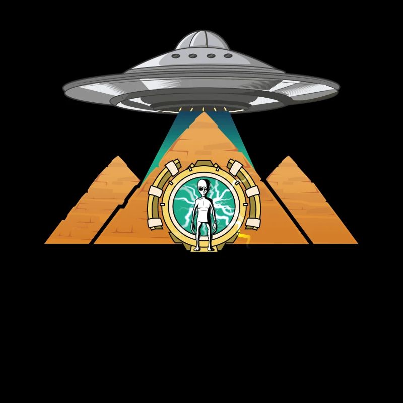 Ancienne pyramide égyptienne d’astronaute pour anthropologue