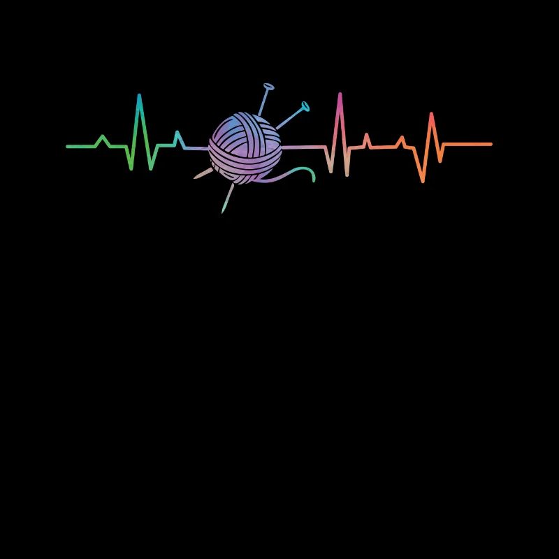 Knitting Knitter Heartbeat