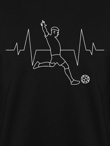 Fußball Fußballer Herzschlag