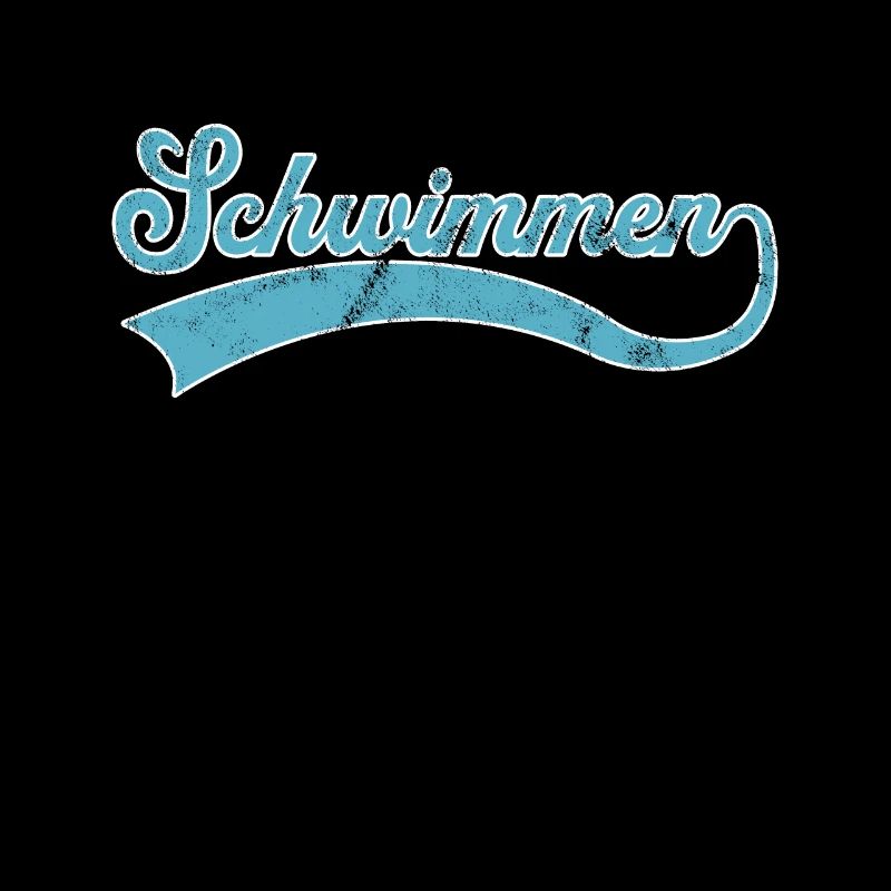 Schwimmen Schriftzug