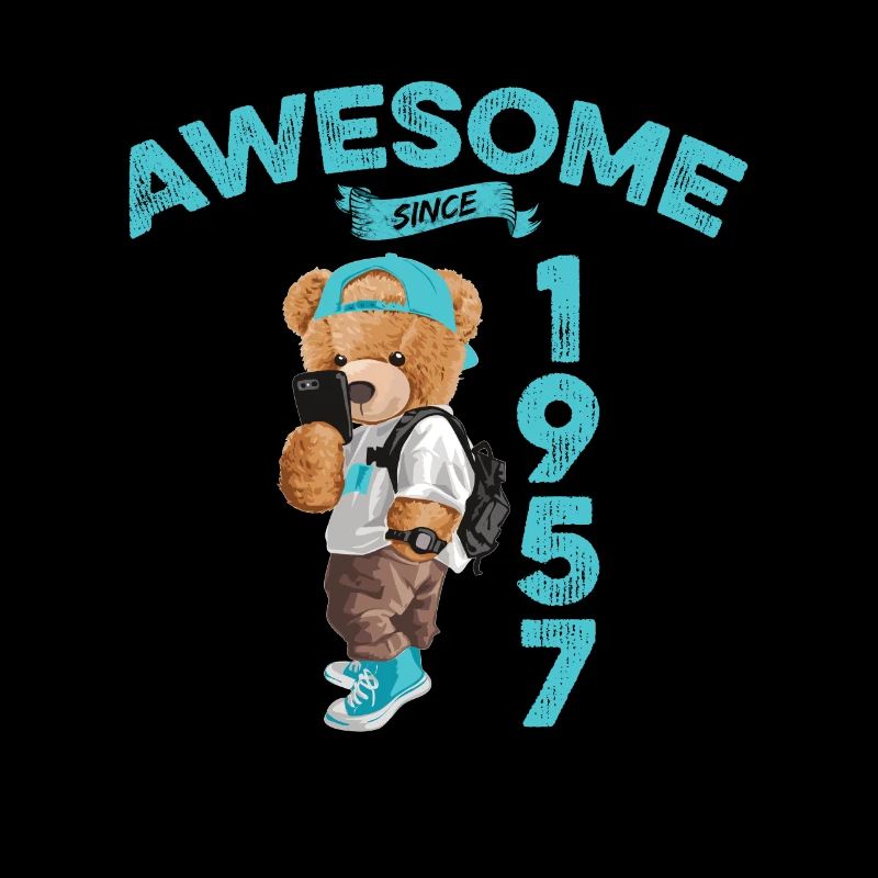 1957 Anniversaire Teddy Bear Génial depuis