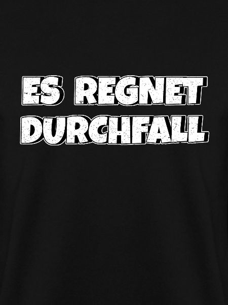 Es regnet Durchfall