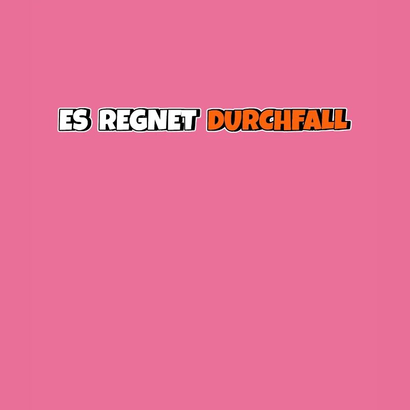 Es regnet Durchfall