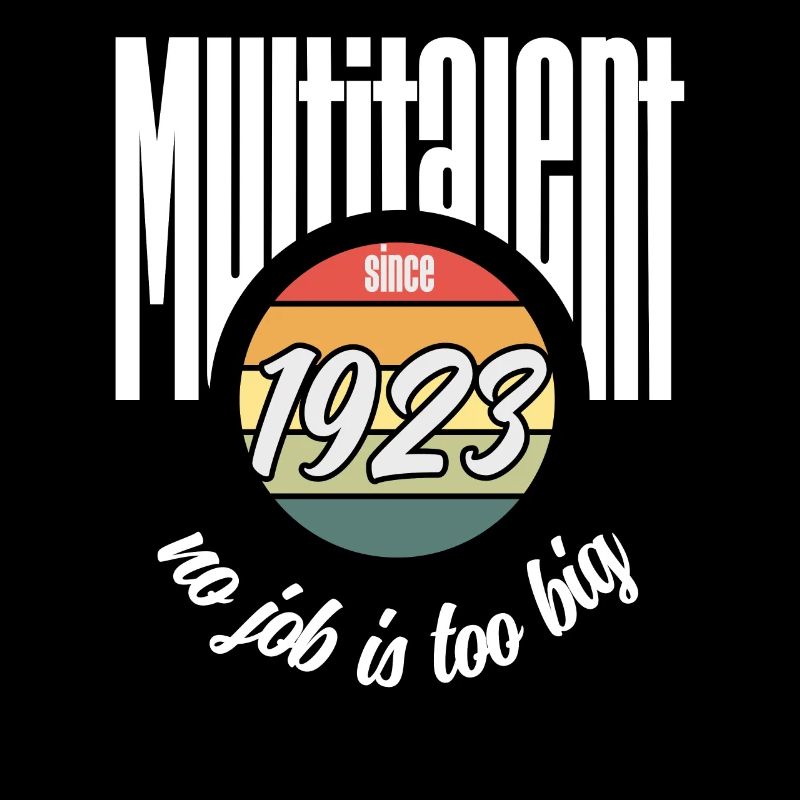 Multitalent since 1923. Lustiges Jahrgangs