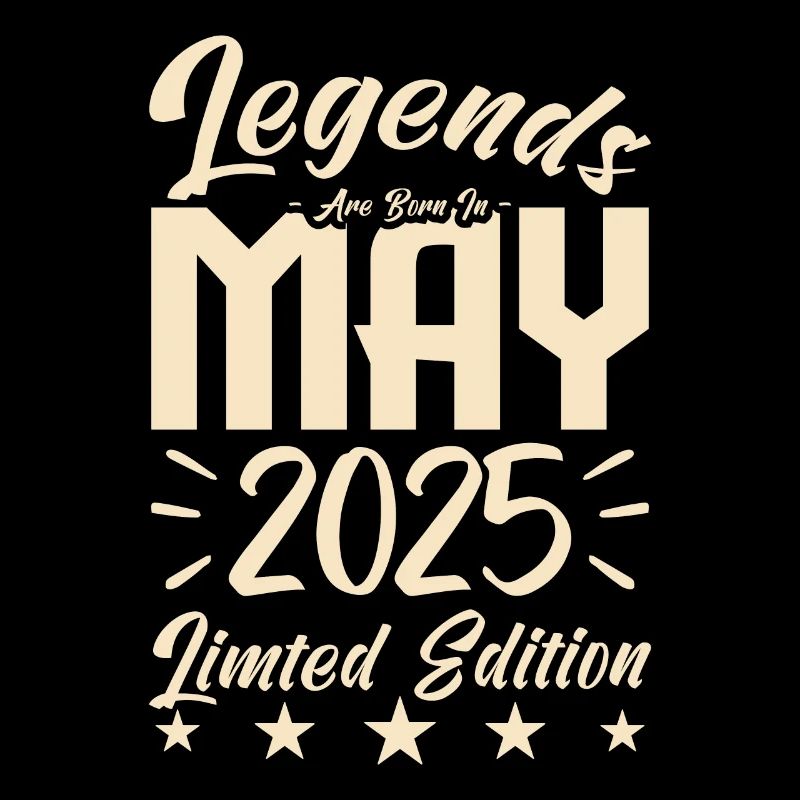 Naissance En mai 2025 Cadeau d'anniversaire 2025.