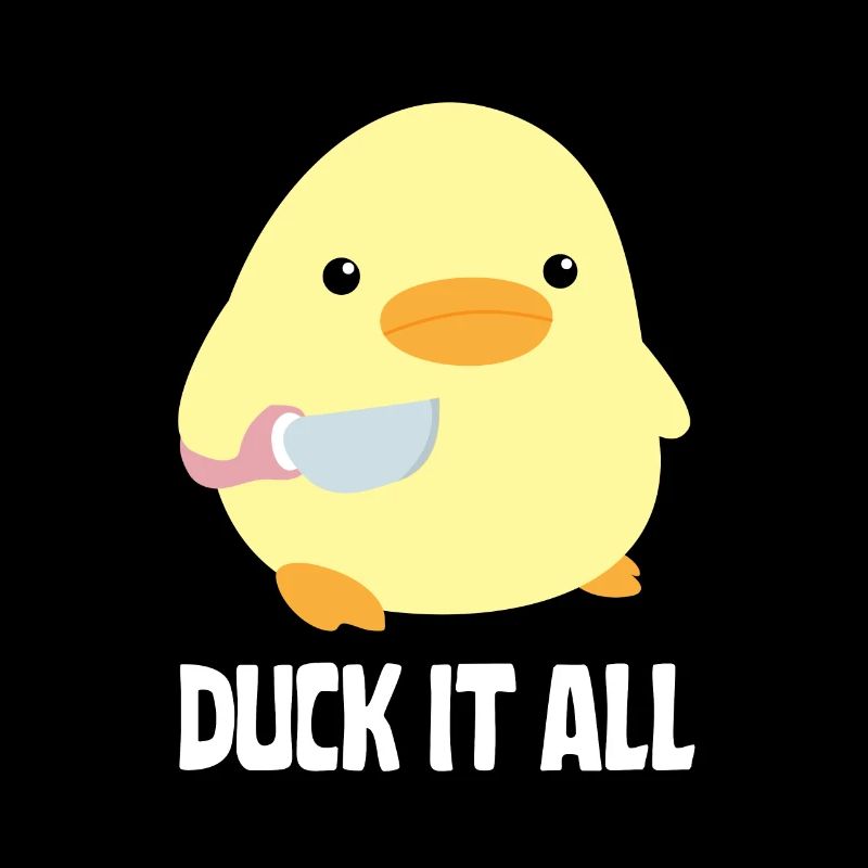 Duck It All - Duck with knife Ente mit Messer