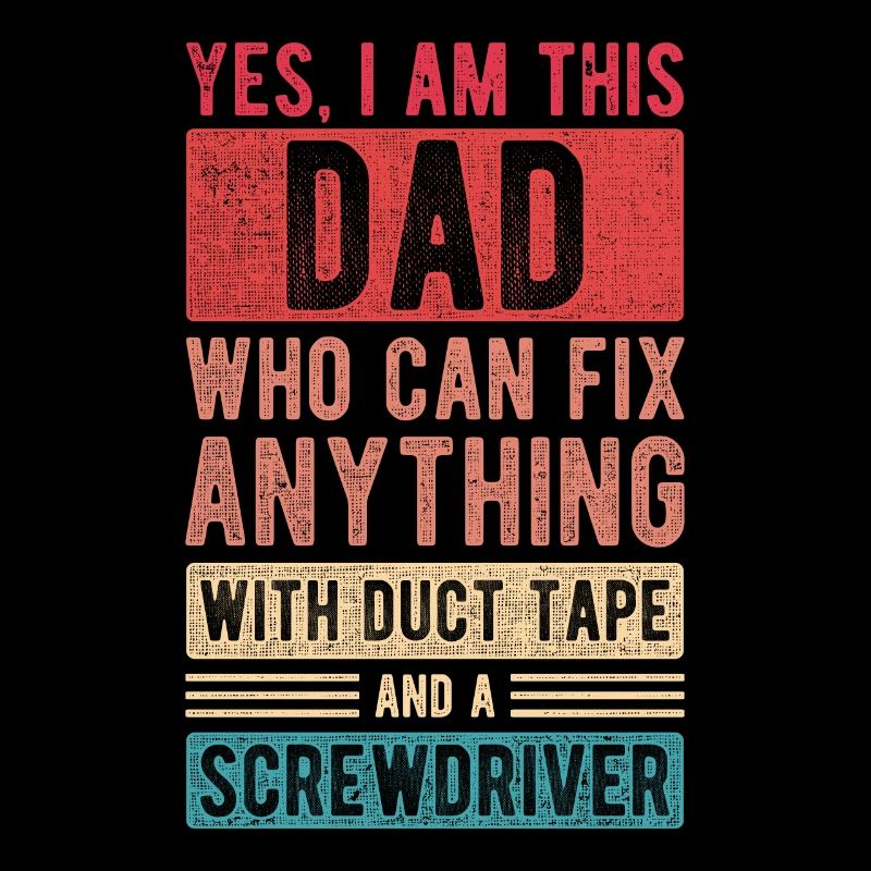 I Am This Dad Fix Anything Vatertag Papa Geschenk