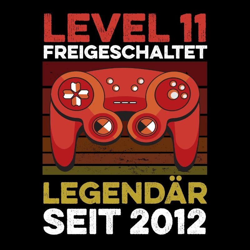 Level 11 years 11th birthday year 2012 Gamer