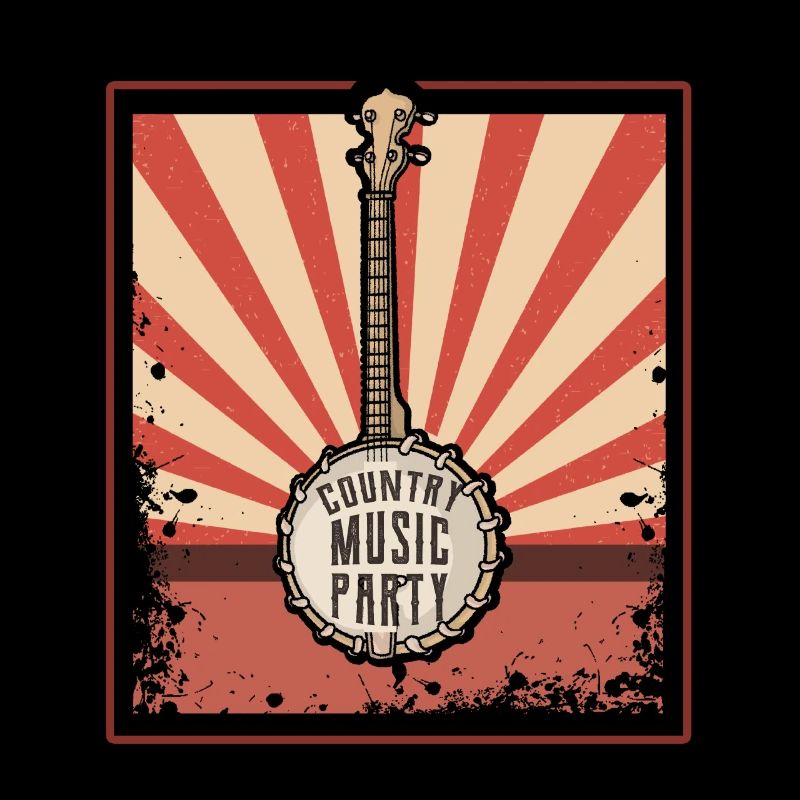 Banjo Shirts For Men Bluegrass Appalachia Folk