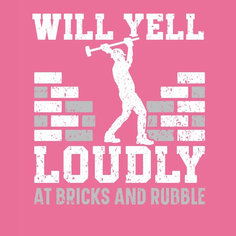 Will scream loudly on brick and rubble demolition