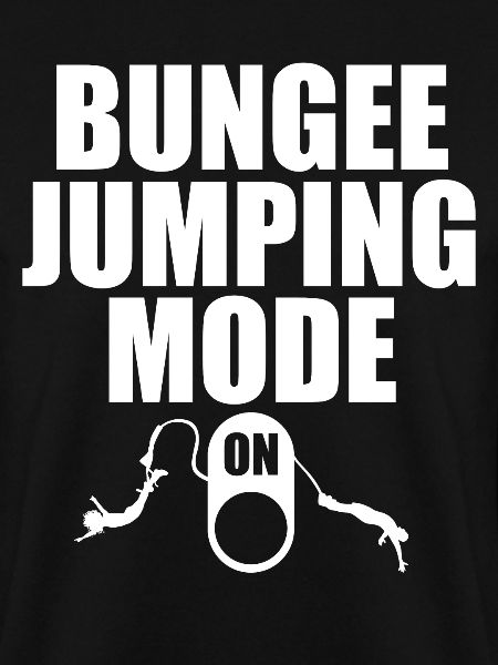 Bungee-jumping-modus Auf Bungee-jumper-adrenalin