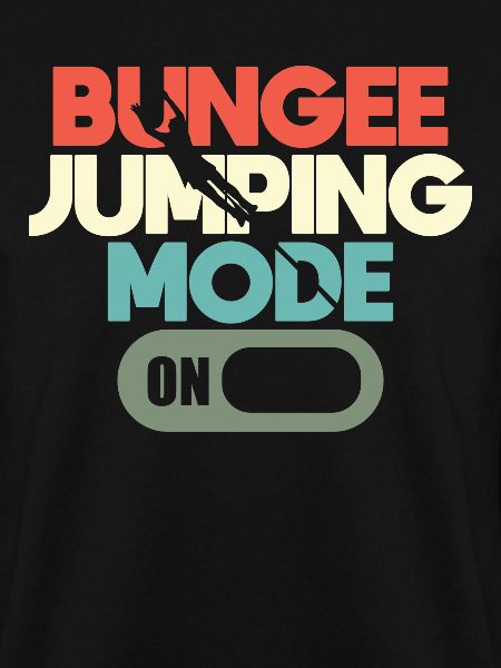 Bungee-jumping-modus Auf Bungee-jumper-adrenalin