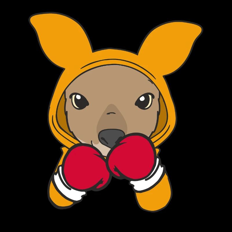Kangaroo Boxer Martial Athlete Sparring Sport Boxing