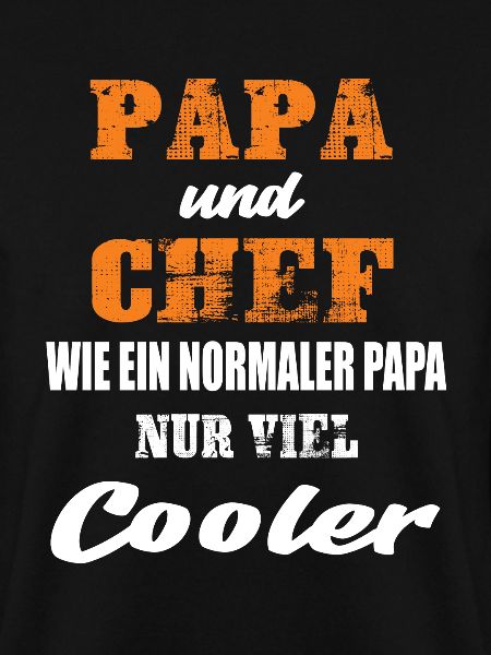 Papa und Chef