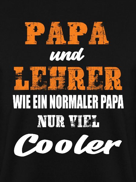 Papa und Lehrer