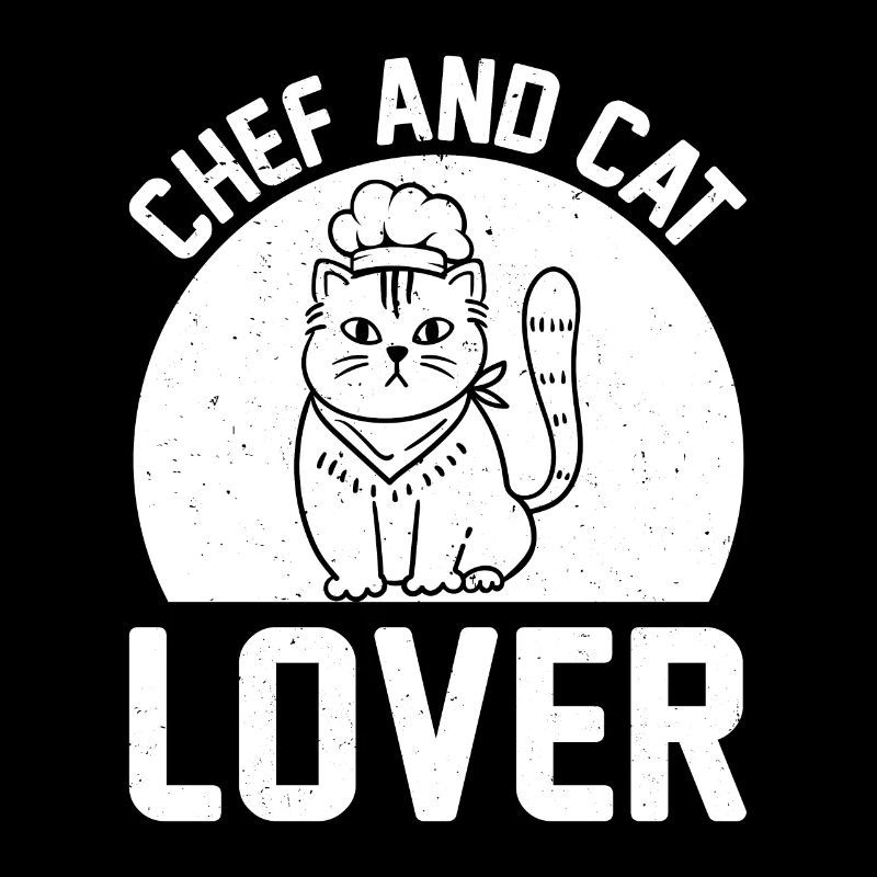 Chef And Cat Lover Chef Cook And Cat Owner Kitchen