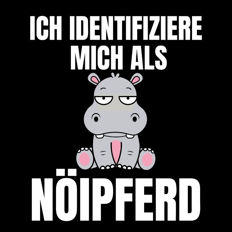 Gelangweiltes Nilpferd / Nölpferd / Keinen Bock