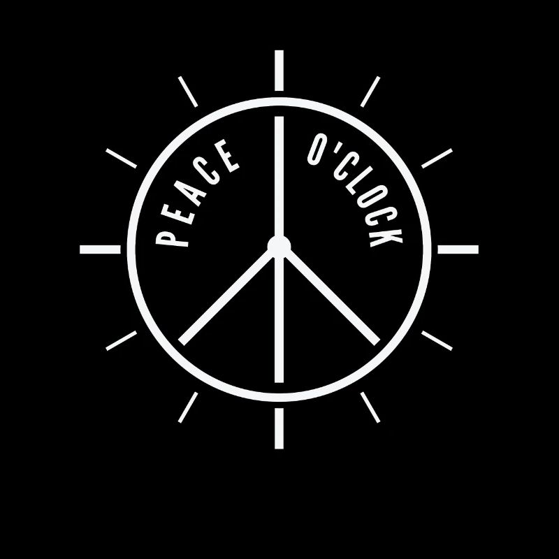 Frieden Liebhaber Uhr Frieden Zeit Optimistisch