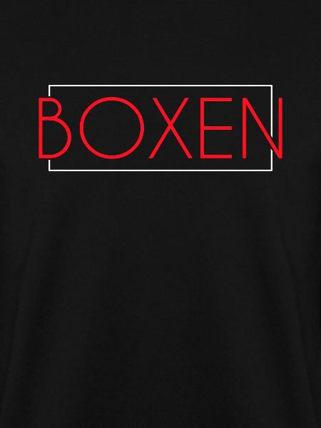 Boxen Schriftzug