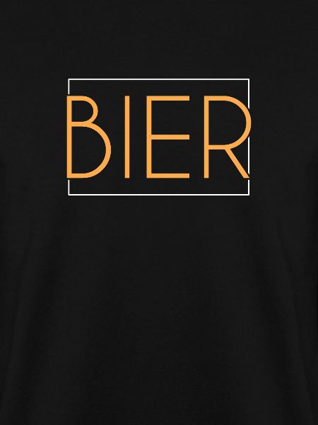 Bier Schriftzug