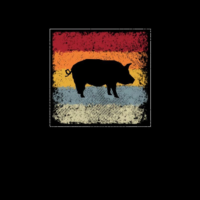 Schwein Retro