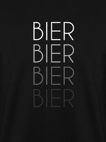 Bier Schriftzug