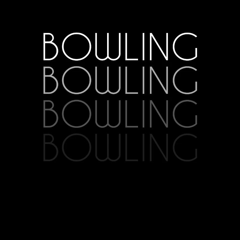 Bowling lettering