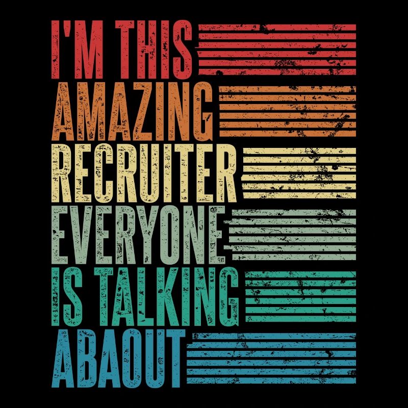 Vintage Recruiter Recruiter Gift Retro