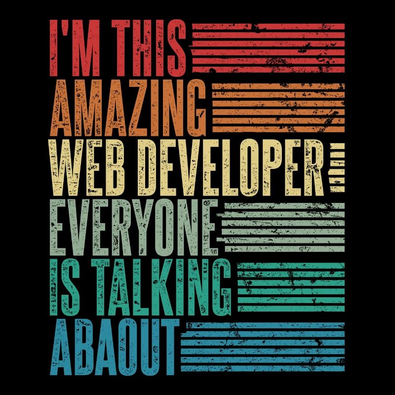 Web Developer Web Developer Gift Retro
