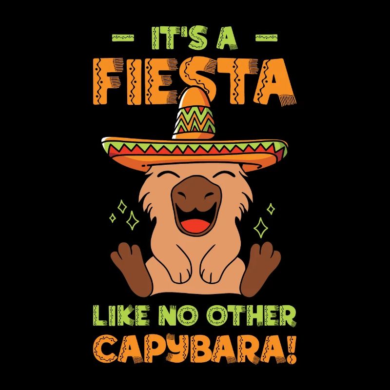 Capybara Mariachi Cinco de Mayo Fiesta