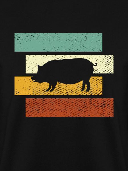 Schwein Retro