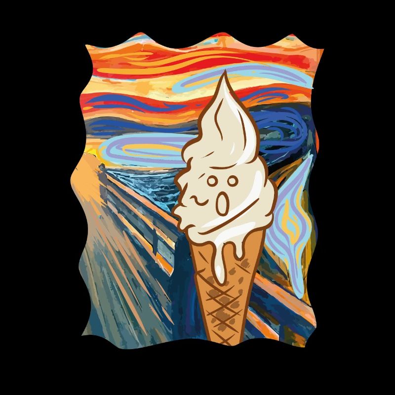Crème glacée The Scream Art Popsicle Edvard
