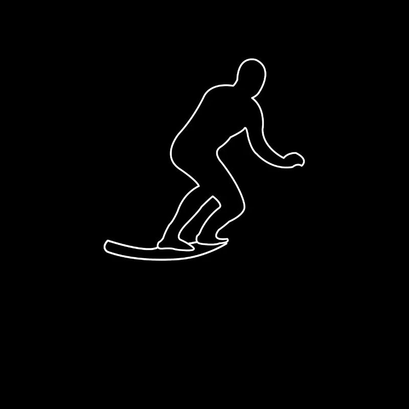 Surfer comic style