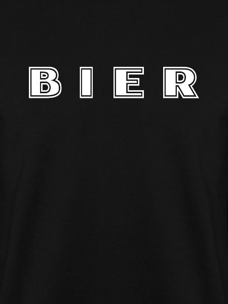 Bier Schriftzug