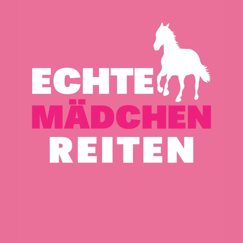 Echte mädchen reiten
