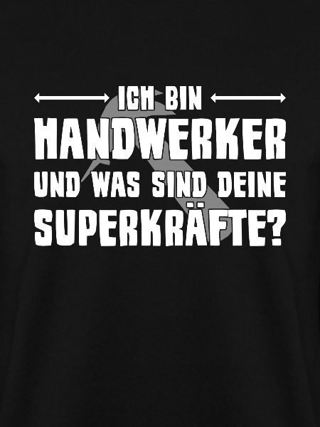 Handwerker Spruch