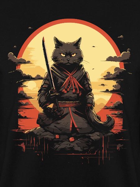 Japanese Cat Warrior