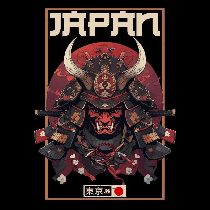 Asia 80s Japanese Retro Samurai Samurai