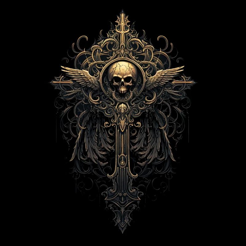 Croix gothiques design victorien