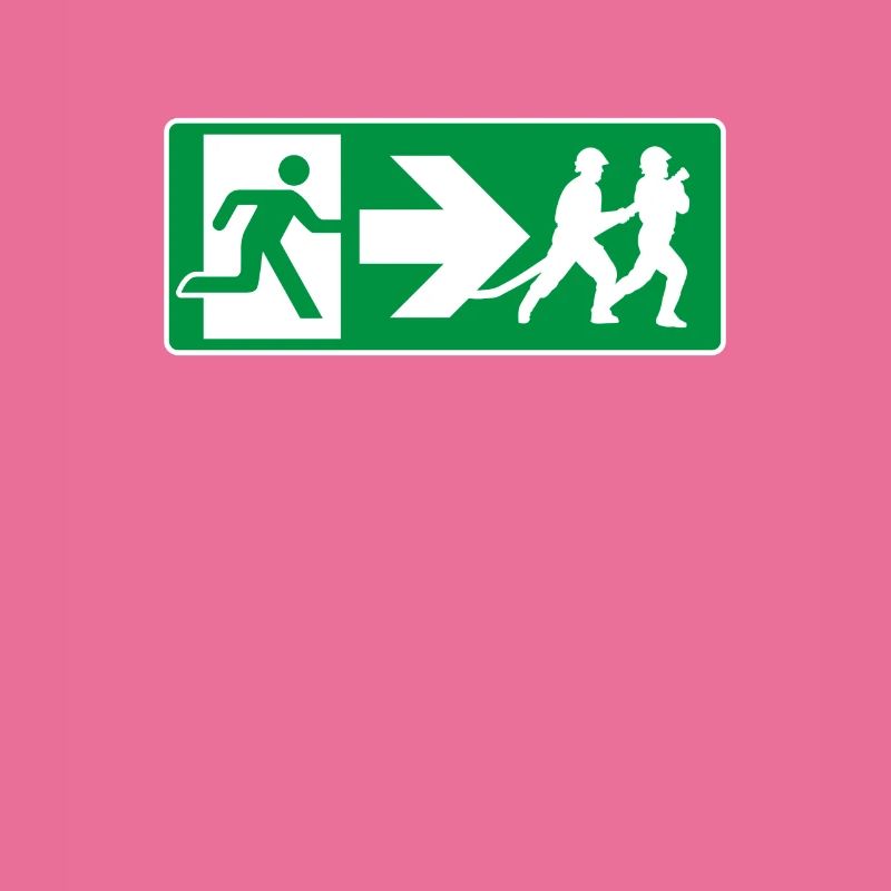 Pompier pompier de sortie de secours